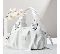 PLANEE klassische unifarbene Handtasche für Frauen mittleren Alters, 3-in-1 Shopper, Schultertasche & Umhängetasche, faltbarer Shopper mit großer Kapa