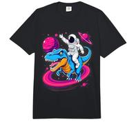 Planeten Dinosaurier Astronaut reitet T-Rex im Weltraum Comfort Colors Adult Heavyweight T-Shirt