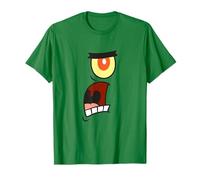 Plankton Yelling Big Face Easy Costume Funny Cartoon T-Shirt