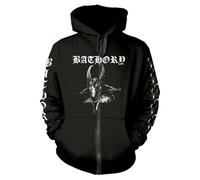 Plastic Head Bathory 'Goat' Zip Up Hoodie, Schwarz, XXL