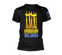 Plastic Head Corrosion of Conformity 'Blind' T-Shirt, Schwarz, Schwarz , XXL