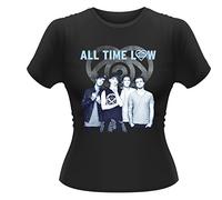 Plastic Head Damen All Time Low Colourless (Blue) GTS T-Shirt, Schwarz-Schwarz, 38