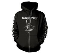 Bathory - Goat - Zipper - Schwarz - M - 80% Baumwolle, 20% Polyester Schwarz M