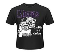 Plastic Head Herren Misfits Die Die My Darling TSFB T-Shirt, Schwarz, (Herstellergröße: XX-Large)