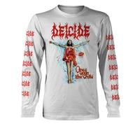 Plastichead Deicide 'Once Upon The Cross' (Weiß) Langarmshirt, weiß, XL