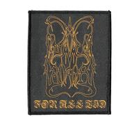 Plastichead Dimmu Borgir For All Tid Orange Sew on Patch One Size