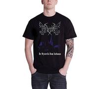 Plastichead Herren Mayhem-De Mysteriis Dom Sathanas T-Shirt, Schwarz, S