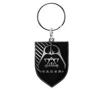 Plasticolor 004491R01 Star Wars Darth Vader Badge Metallic Schlüsselanhänger