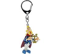 Plastoy Asterix Schlüsselanhänger Cacofonix spielt Leier - Kunststoff - 12 cm