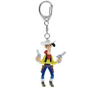 Plastoy Schlüsselanhänger Lucky Luke – Kunststofffigur 13 cm mit 2 Pistolen
