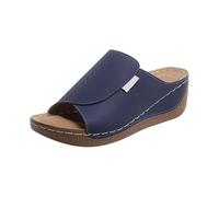 Plateau Sandalen Damen Keilabsatz Schuhe Pantoletten mit Absatz Sommerschuhe Schlappen Frauen Slipper Sommer Wedge Peep Toe Hausschuhe Elegant Chunky Plattform Keilpantoffeln Urlaubspantoffeln