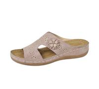 Plateau Sandalen Damen Sale Orthopädische Sandaletten Elegant Sommerschuhe Bequem Keilabsatz rutschfest Plattform Schuhe Fischmaul Sandals Peep Toe Keilsandalen Atmungsaktiv Strandschuhe