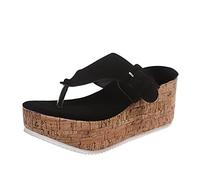 Plateau Sandalen Damen Sandalen Damen Sommer Elegante Damen Blumen Riemchen Lässig Slipper Damen Plateau Keilabsatz Sommerschuhe Sandalen Damen Elegant
