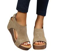 Plateau Sandalen Damen Slipper Orthopädische Sandalen Sommerschuhe Sandals Schlappen Mode Weich Sandalen Mädchen Strandschuhe Atmungsaktive Schuhe Beiläufige