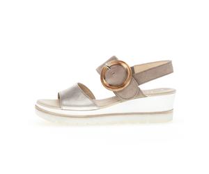 Plateau Sandalen puder/rabbit - Gr. - 41 EU | 7.5 UK