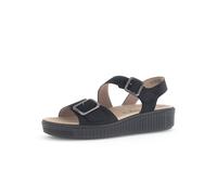 Plateau Sandalen schwarz - Gr. - 43