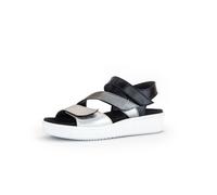Plateau Sandalen silber/stone/schw. - Gr. - 42