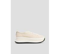 s.Oliver Sneaker Beige Flacher Absatz für Damen - 40