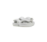 Plateausandaletten BUFFALO "Buffalo IBIZA SLIDE", Damen, Gr. 36, weiß (silber), Polyester, unifarben, Schuhe (38871347-36) silber