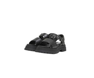 Plateausandaletten BUFFALO "Buffalo LENNOX SANDAL", Damen, Gr. 40, schwarz, Polyurethan, unifarben, Schuhe (33140040-40) schwarz