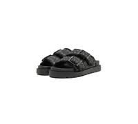Plateausandaletten BUFFALO "Buffalo RAYA ARI STUD", Damen, Gr. 40, schwarz, Baumwolle, unifarben, Schuhe (22387132-40) schwarz