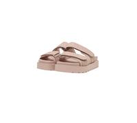 Plateausandaletten BUFFALO "Buffalo RAYA VELCRO - VEGAN NAPPA", Damen, Gr. 38, rosa (coral), Polyurethan, unifarben, Schuhe (45959559-38) coral