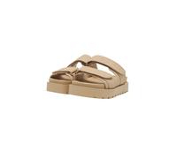 Plateausandaletten BUFFALO "Buffalo RAYA VELCRO - VEGAN NAPPA", Damen, Gr. 41, beige, Polyurethan, unifarben, Schuhe (53011635-41) beige