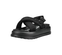 Plateausandaletten BUFFALO "Buffalo Sandalen Textil", Damen, Gr. 37, schwarz, Textil, Schuhe (28528333-37) schwarz