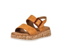 Plateausandaletten GABOR COMFORT "Gabor Comfort Sandalen Leder", Damen, Gr. 38, braun, Leder, Schuhe (75971626-38) braun
