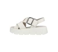 Plateausandaletten GABOR "Gabor Sandalen Glattleder", Damen, Gr. 39, weiß, Glattleder, Schuhe (52549142-39) weiß