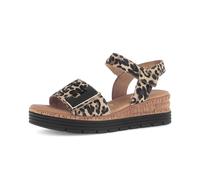 Plateausandaletten GABOR "Plateau Sandale", Damen, Gr. 35,5, beige, Schuhe (47480219-35,5) beige