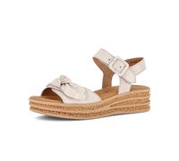 Plateausandaletten GABOR "Plateau Sandale", Damen, Gr. 35,5, beige, Schuhe (49668105-35,5) beige