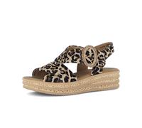Plateausandaletten GABOR "Plateau Sandale", Damen, Gr. 35,5, beige, Schuhe (71785521-35,5) beige