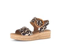 Plateausandaletten GABOR "Plateau Sandale", Damen, Gr. 35,5, beige, Schuhe (86781407-35,5) beige