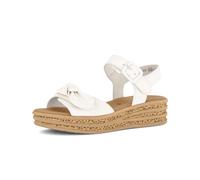 Plateausandaletten GABOR "Plateau Sandale", Damen, Gr. 35,5, creme, Schuhe (23527928-35,5) creme