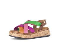 Plateausandaletten GABOR "Plateau Sandale", Damen, Gr. 35, bunt (multicolour), Schuhe (30336628-35) multicolour