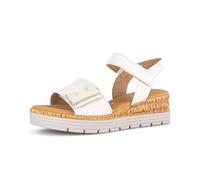 Plateausandaletten GABOR "Plateau Sandale", Damen, Gr. 35, creme, Schuhe (56489558-35) creme