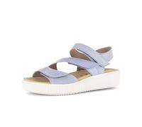 Plateausandaletten GABOR "Plateau Sandale", Damen, Gr. 36, blau, Schuhe (91314213-36) blau