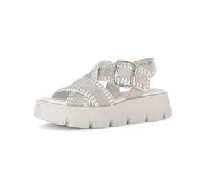 Plateausandaletten GABOR "Plateau Sandale", Damen, Gr. 37, beige, Schuhe (74197260-37) beige