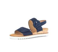 Plateausandaletten GABOR "Plateau Sandale", Damen, Gr. 37, blau, Schuhe (68234508-37) blau
