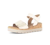 Plateausandaletten GABOR "Plateau Sandale", Damen, Gr. 38,5, beige, Schuhe (11805434-38,5) beige