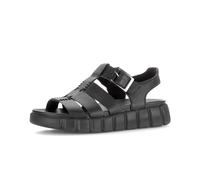 Plateausandaletten GABOR "Plateau Sandale", Damen, Gr. 38,5, schwarz, Schuhe (89634056-38,5) schwarz