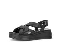 Gabor Comfort Sandalen Glattleder Schwarz - 38,5