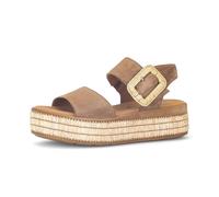 Gabor 84.562.14 braun - Riemchen Sandale für Damen - Größe 38