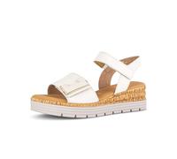 Plateausandaletten GABOR "Plateau Sandale", Damen, Gr. 38, creme, Schuhe (56489558-38) creme