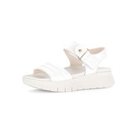 Plateausandaletten GABOR "Plateau Sandale", Damen, Gr. 38, creme, Schuhe (60725730-38) creme