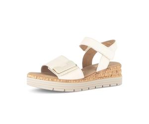 Plateausandaletten GABOR "Plateau Sandale", Damen, Gr. 39, beige, Schuhe (11805434-39) beige