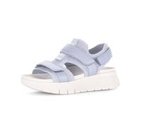 Plateausandaletten GABOR "Plateau Sandale", Damen, Gr. 39, blau, Schuhe (46687444-39) blau