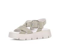 Plateausandaletten GABOR "Plateau Sandale", Damen, Gr. 40,5, grün, Schuhe (48476009-40,5) grün