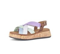 Gabor Plateau Sandalen bunt Glattleder 82.743.24 - Größe 40.5